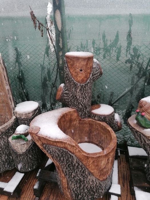 Барбекю от щампован бетон