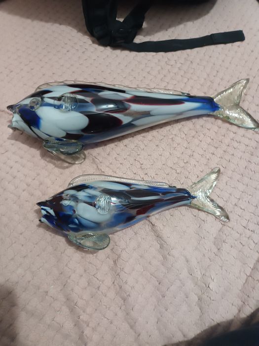 Bibelou pești din sticla