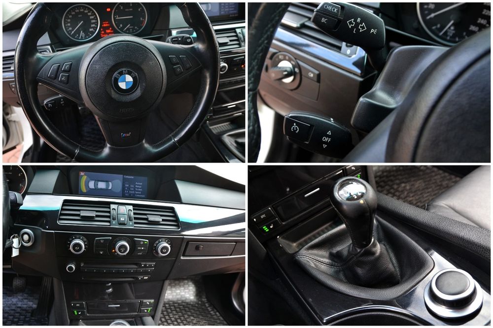 BMW Seria 5 E60 LCi/ 520d/ 2.0 diesel/ 2008 177cp/ Navi Mare/ Înmatric