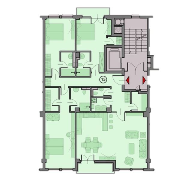 Продава се Четиристаен апартамент в София, Манастирски ливади - 189 кв.м за 1871 €/кв.м - Снимка #2