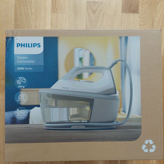 Statie de calcat cu abur Philips seria 2000 PSG2000/20, 2400 W, 6 bari, jet de abur 110 g/min, Talpa ceramica