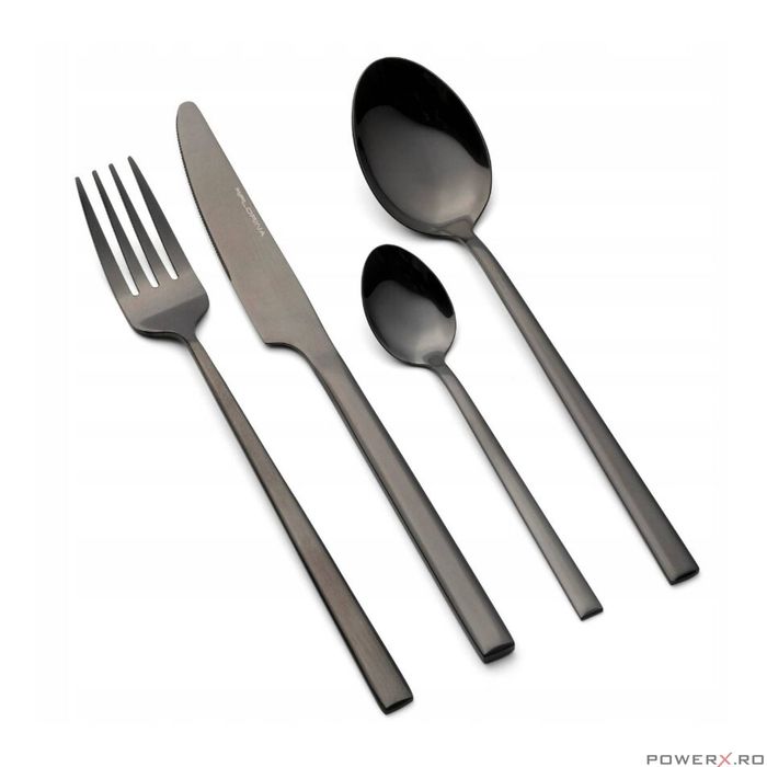 Set tacamuri pentru bucatarie din inox, design minimalist elegant, 6