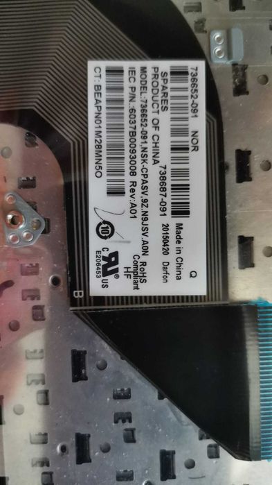 tastatura hp probook 640 g1 645 g1