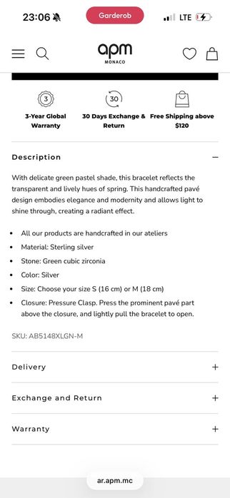 Браслет APM Monaco