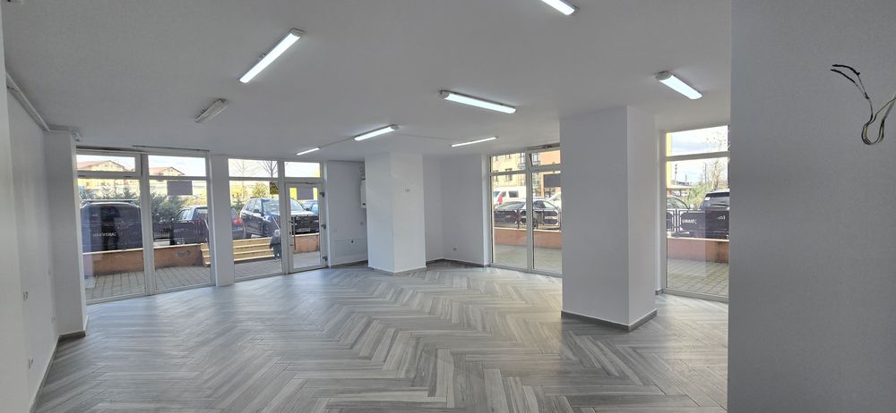 Spațiu comercial vitrină colț + terasă mare, cartier Visoianu