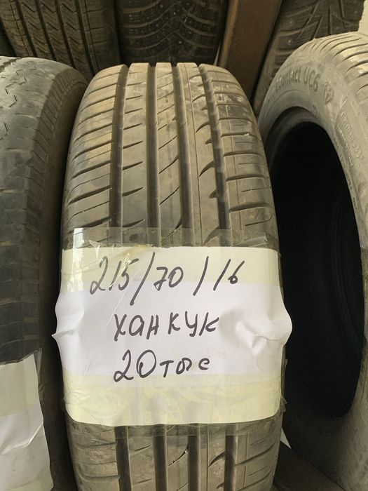 Б/у резина 1 штука Hankook 215/70/16