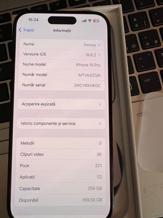 Iphone 15 pro 256