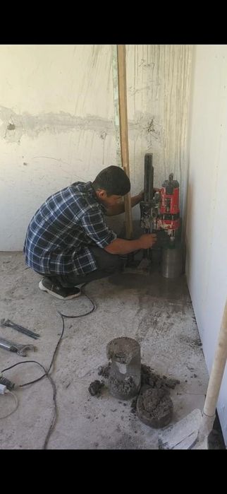 Алмазное сверление бурение отверстий