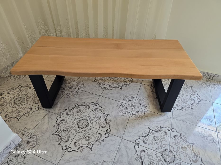 Masa cafea lemn  model rustic