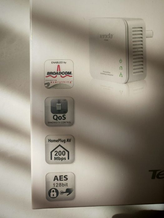 Vand Powerline mini adapter kit Tenda P200 sigilat