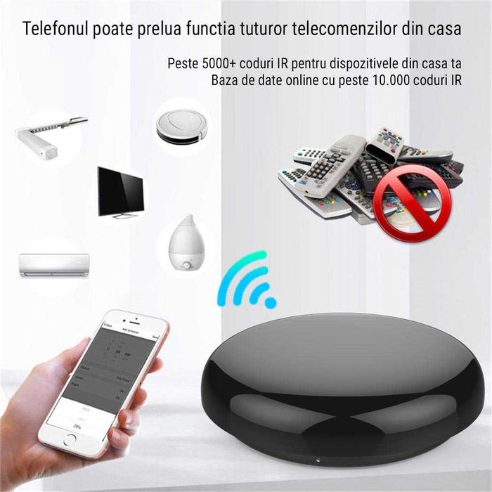 Telecomanda Inteligenta Universala Smart TV Box, Wireless, IR, etc.