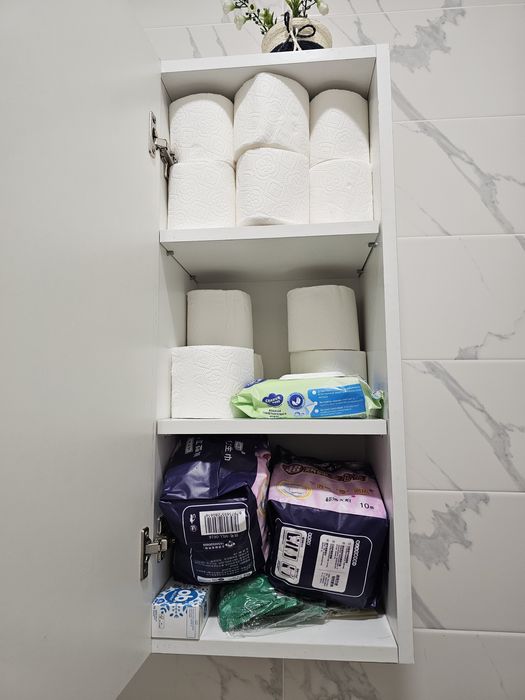 Подвесной шкаф в санузел