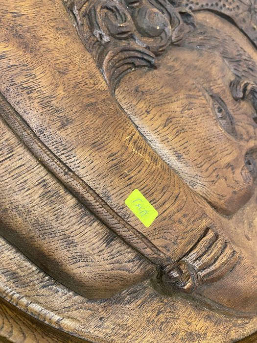 Голямо пано за стена дърворезба  тик