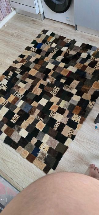 Covor lana pastel culori