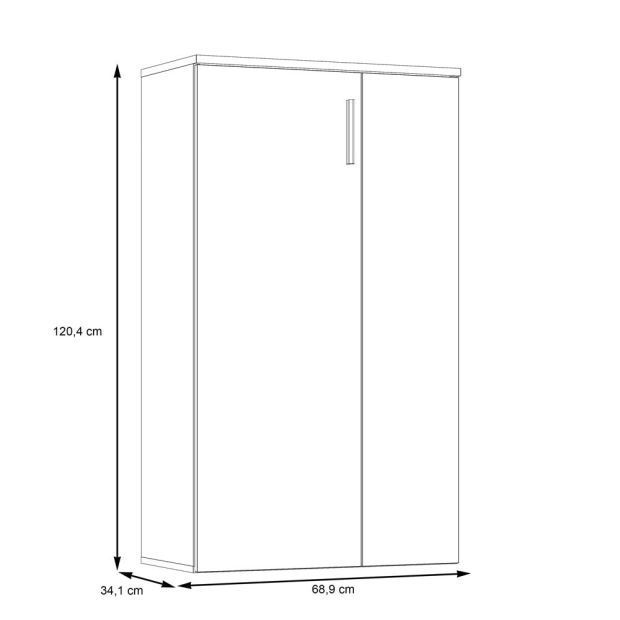 120см! Шкаф за обувки с модерен дизайн