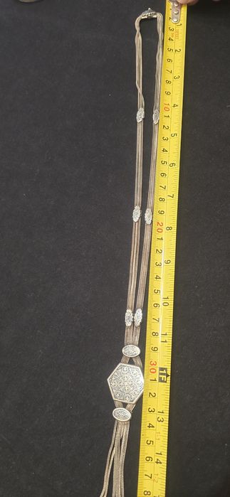 Lant vechi argint cu email