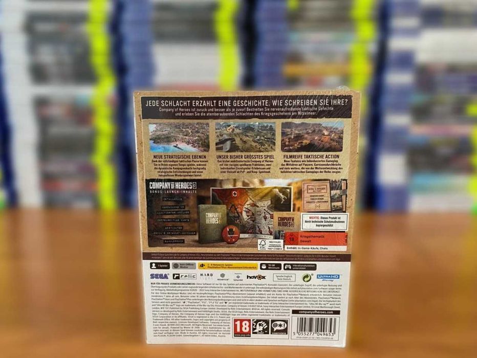 Новый Company of Heroes 3: Console Launch Edition SteelBook PS5