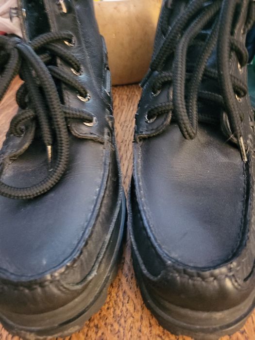 Дамски кожени зимни  боти на марка "Поло"