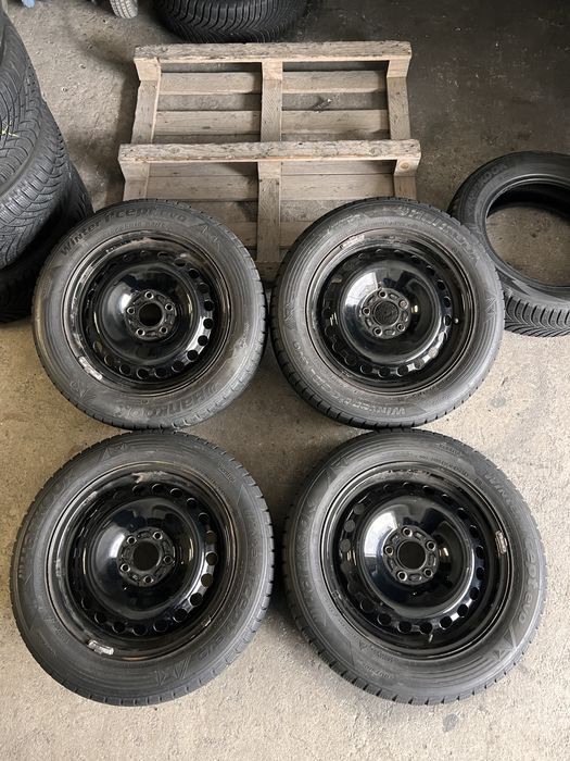 jante ford focus , modeo + anvel iarna 215/55/16 , hankook , 5.8 mm