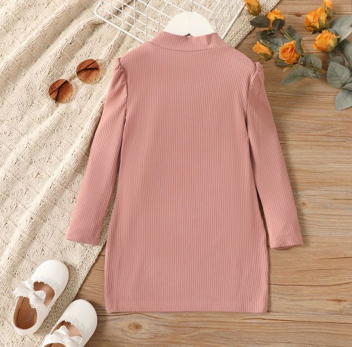 Детска рокля дълъг ръкав