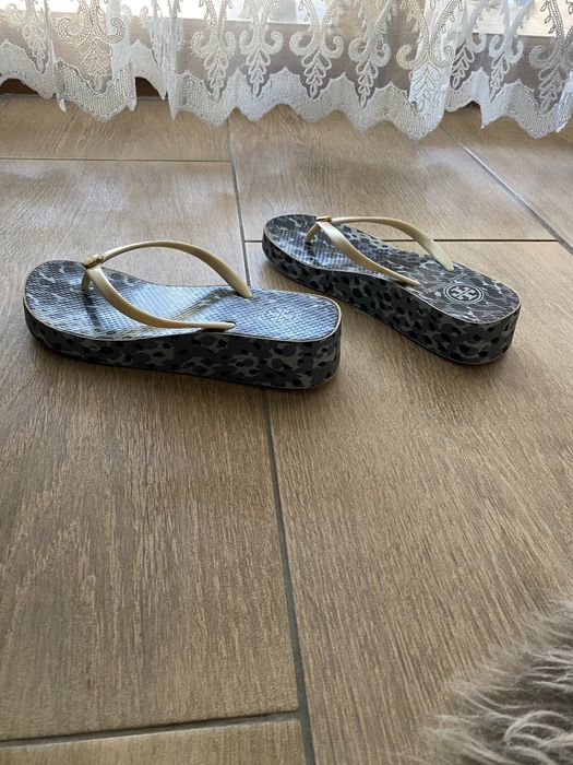 Sandale PRADA Italy toc transparent; Pantofi piele;Șlapi Tory Burch