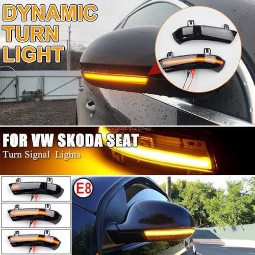 Динамични LED мигачи за странични огледала VW Golf 5 Passat B6
