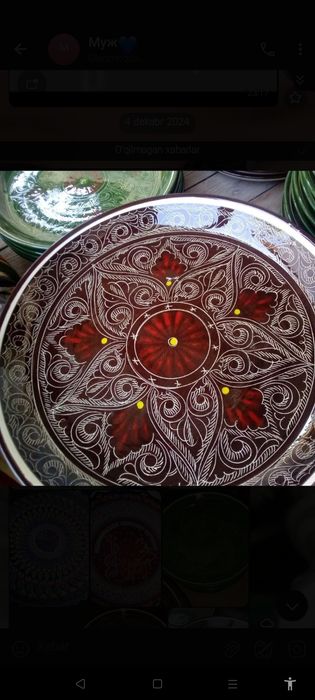 Qoʻl mehnati Osh tovoqlar