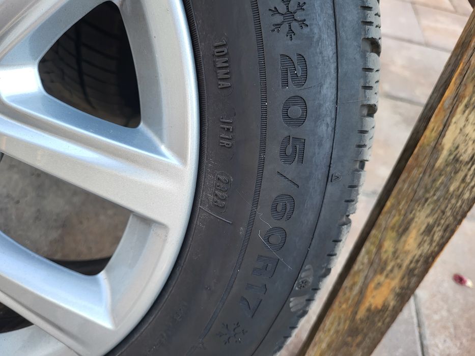Jante BMW X1 X2 5x112 cu cauciucuri 205 60 17
