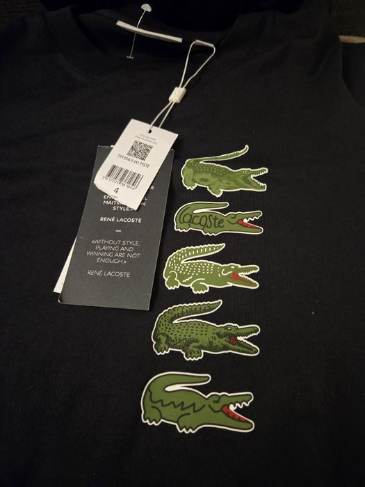 Тениска Lacoste черна размер M