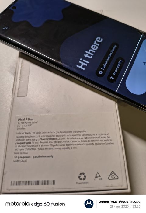 Смартфон Google Pixel 7pro