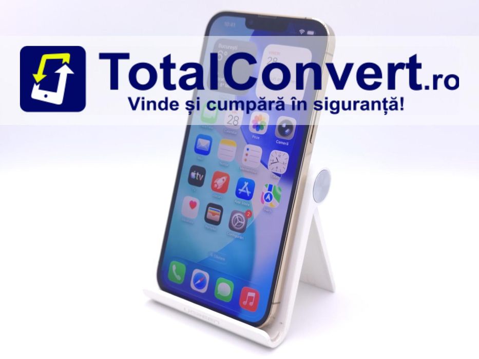 Apple iPhone 13 Pro Max 128GB Gold 6GB, Garantie 24 luni | #D88943