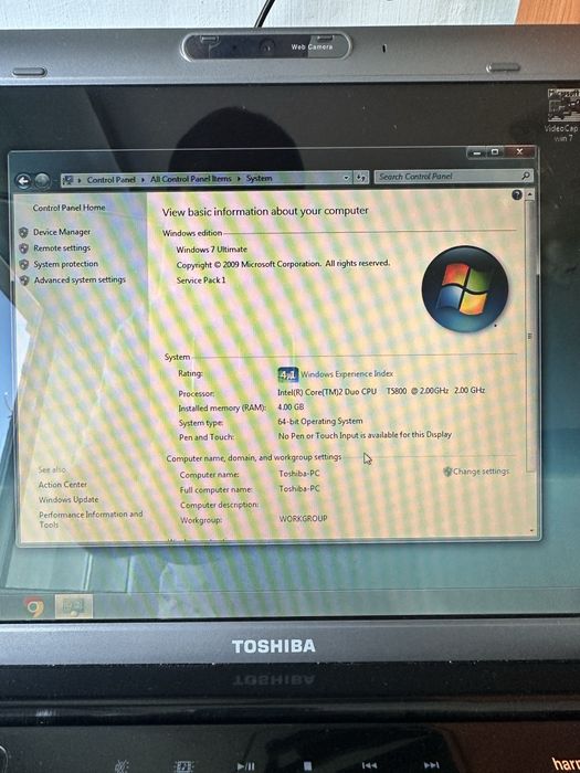 Laptop Toshiba Satellite A300