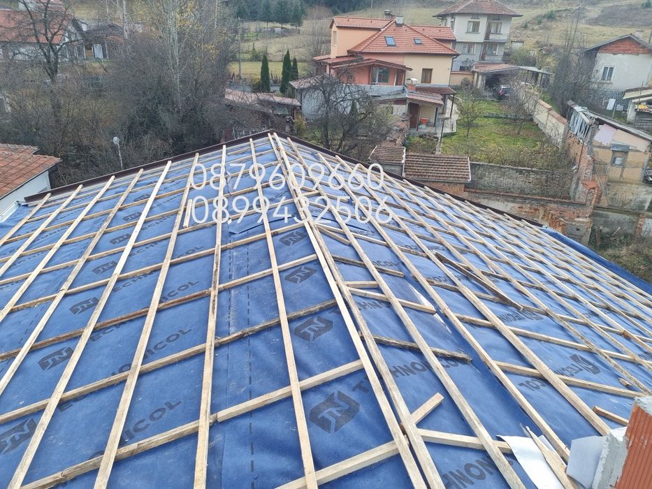 Ремонт на Покриви Изграждане на Нови Покриви Навеси