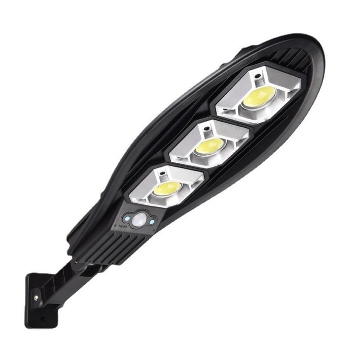 3бр Соларни улични лампи със стойка и дистанционно управление 48W/72W