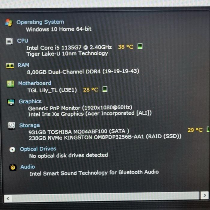 Acer Aspire 5 I5-1135G7