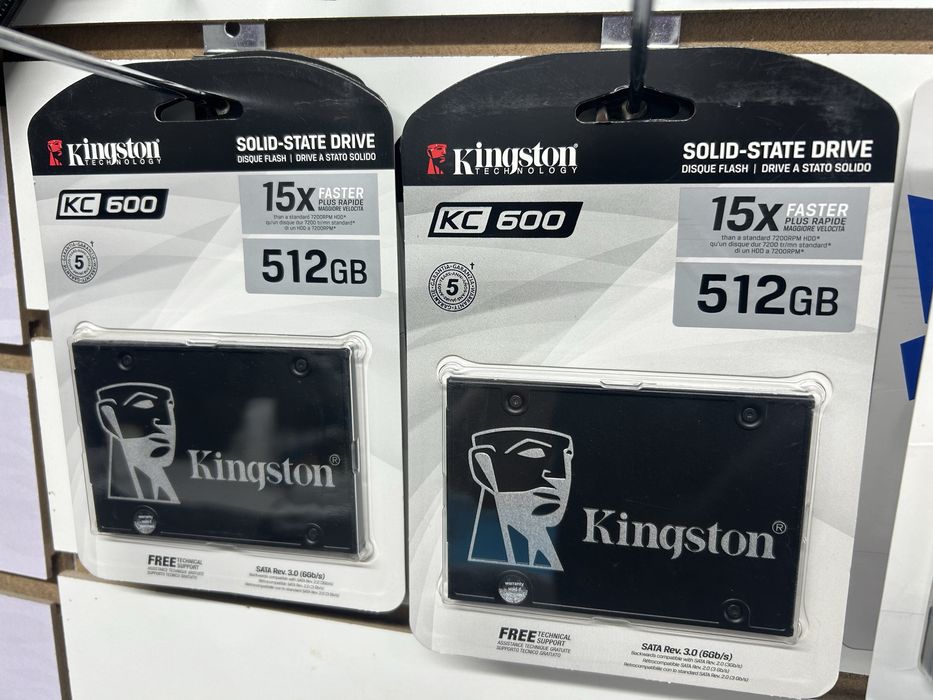 Продаю ssd sata 512 gb kingston