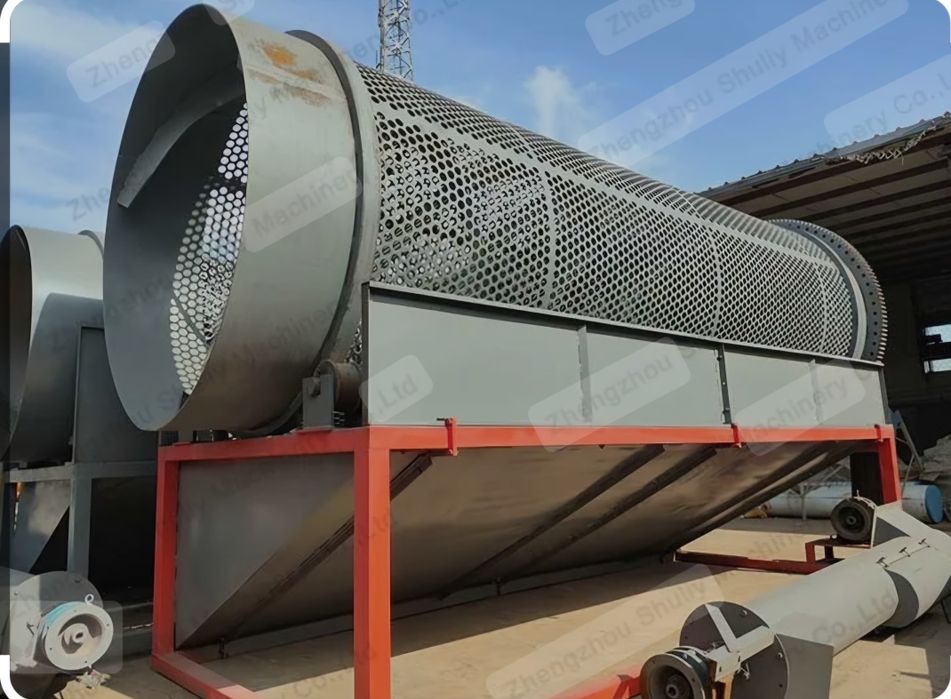 Просеивающий ротационный барабан для ПЭТ бутылок