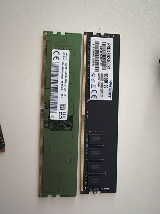 Memorie ram 8 si 4 gb ddr 4