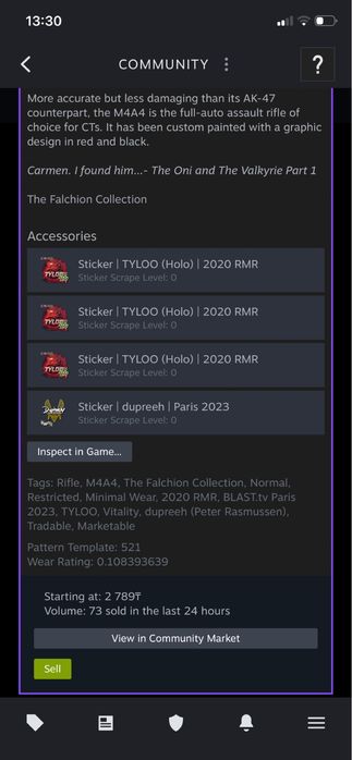 Steam account, cs2, 70k+ есть скины