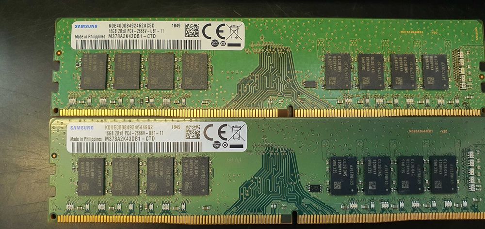 Samsung 16GB DDR4 2666MHz RAM памет за настолен компютър M378A2K43DB1-CTD