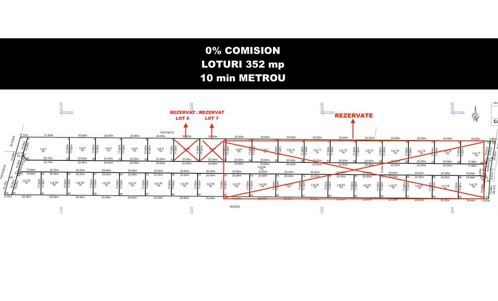 0% comision| Loturi casa 352mp Balaceanca| Utilitati | 10min Bucuresti
