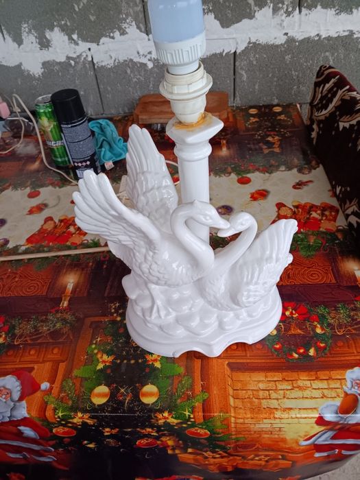 Veioza ornament lebede