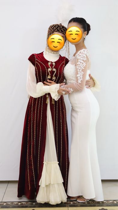 Шикарное платье на Ұзату, компект