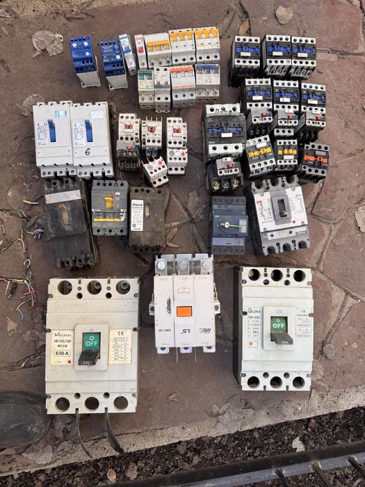 Автоматы реле конеккторы чашы копус щит