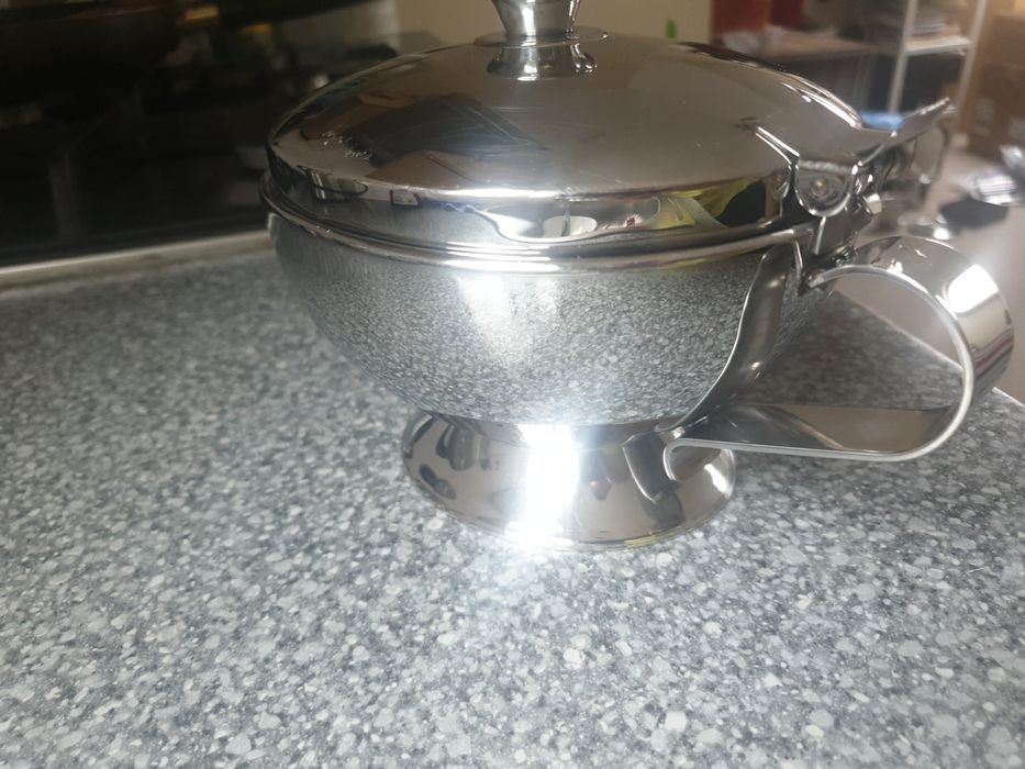 Sosiera dublu inox cromate