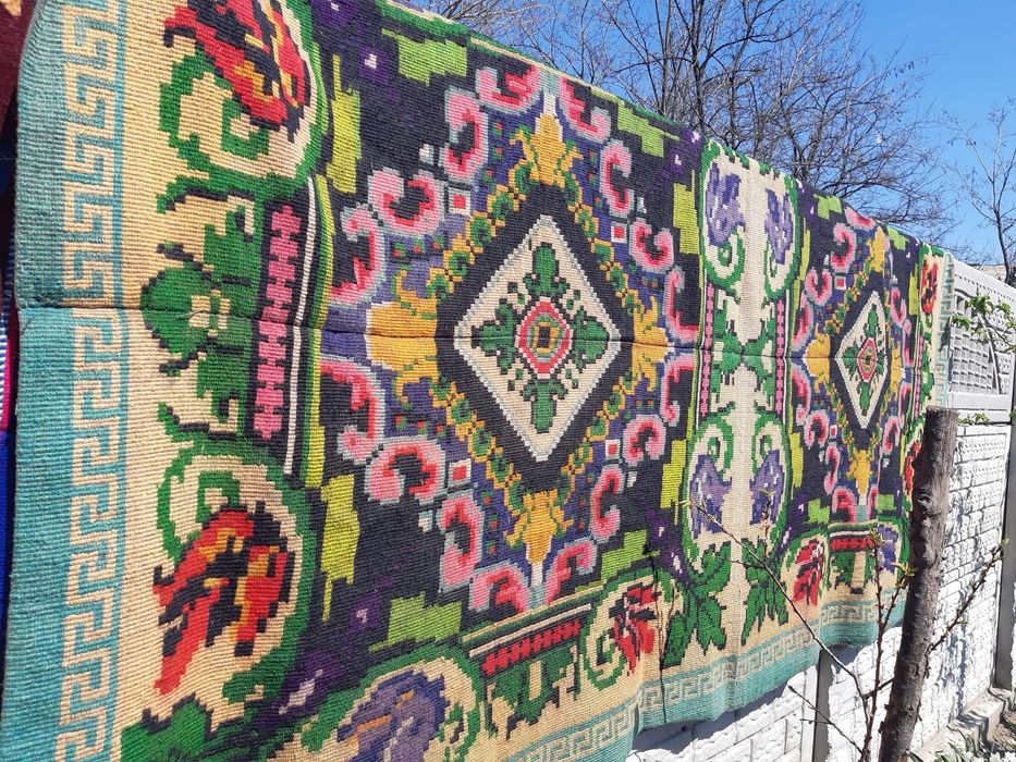 Covor oltenesc vechi lucrat manual