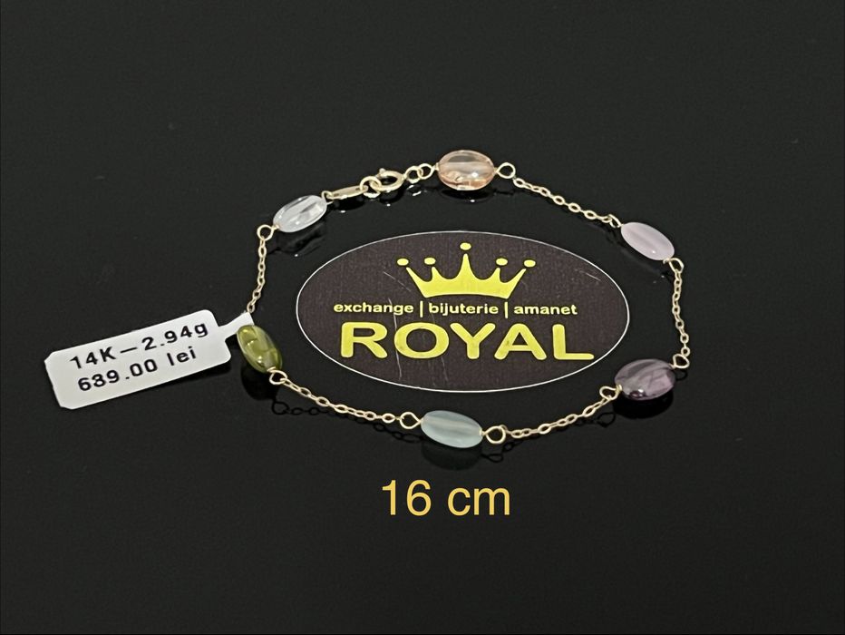 Bijuteria Royal CB : Bratara dama aur 14k 585  2,94 gr