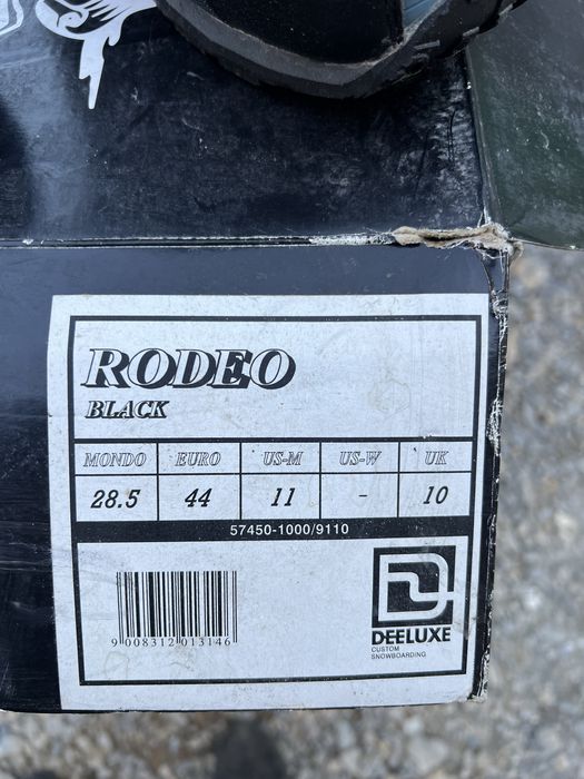 Deeluxe Black Rodeo сноуборд ботуши  44