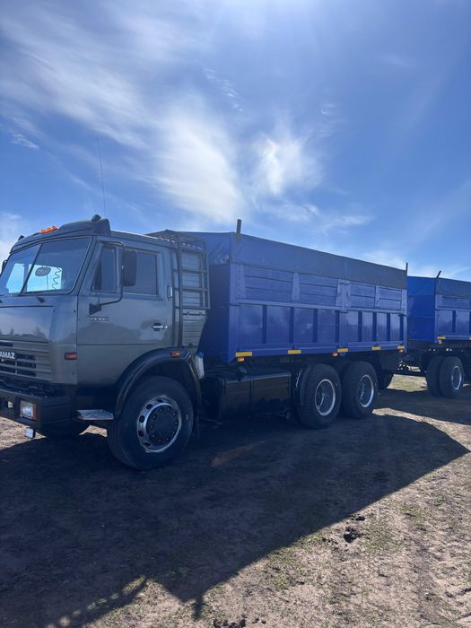 Камаз с прицепом