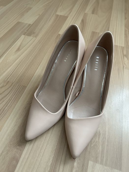 Pantofi stiletto , bej , 38